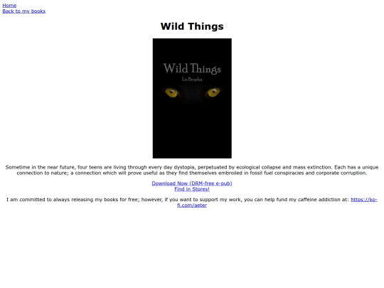 books/books/WildThings screenshot