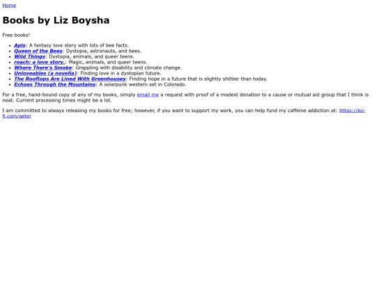 books/mybooks screenshot