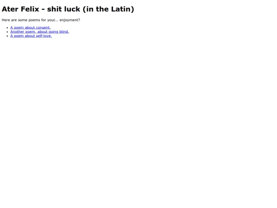 poems screenshot