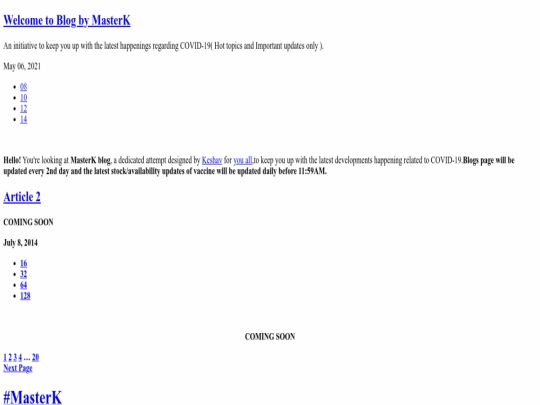 index screenshot