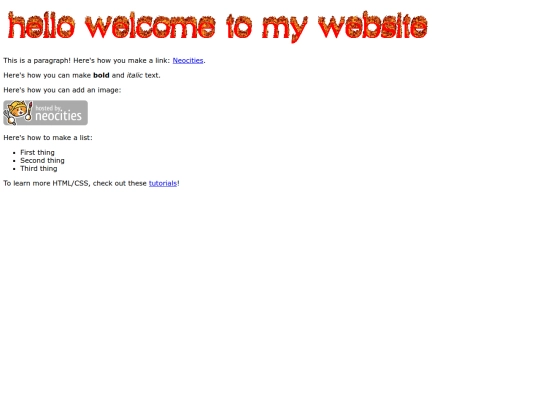index screenshot