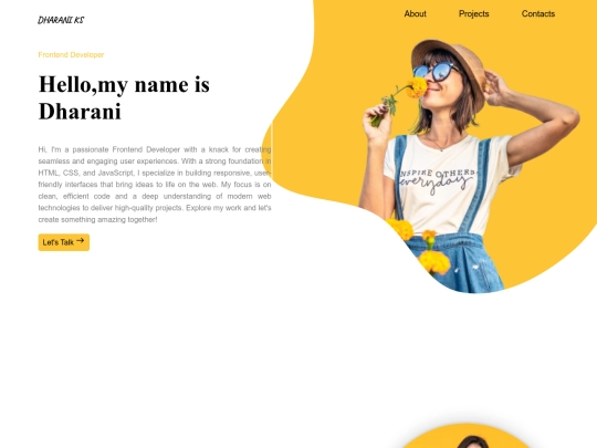 week1/portfolio screenshot