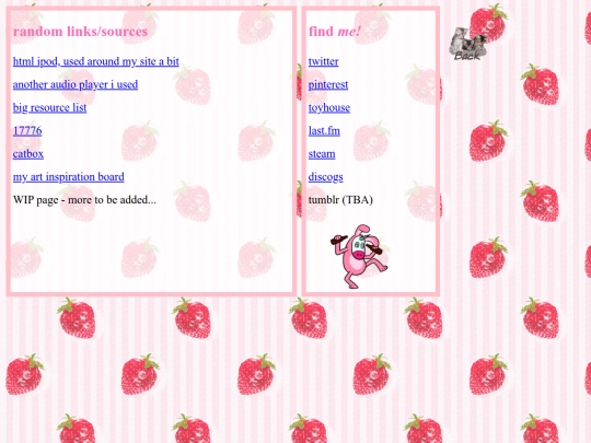 links screenshot