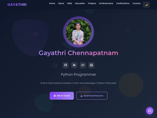 profile screenshot