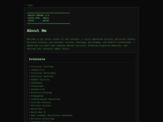 index screenshot