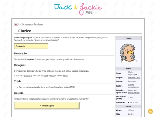 p/Clarice screenshot