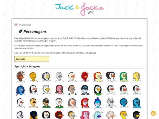 personagens screenshot