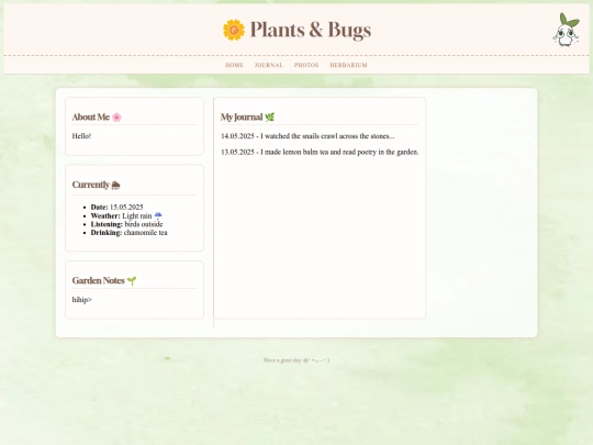 journal screenshot