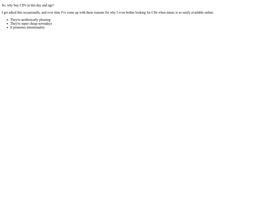 CD/whycds screenshot
