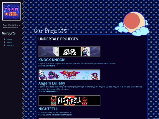 projects screenshot