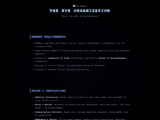 rules screenshot