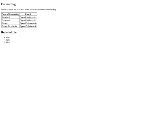 table screenshot