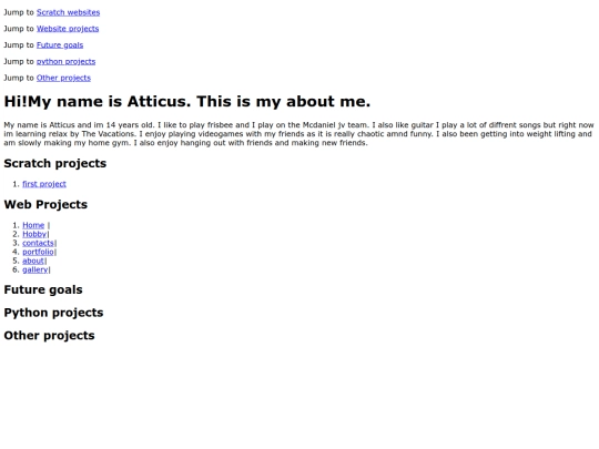 portfolio screenshot