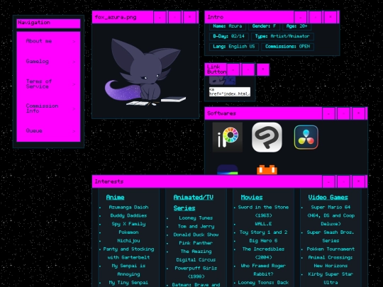 aboutme screenshot