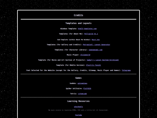 credits screenshot