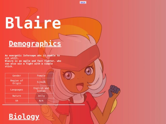 library/blaire screenshot