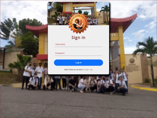 Login screenshot