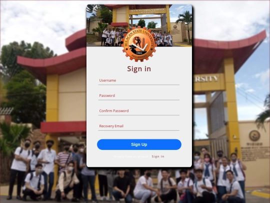 Register screenshot