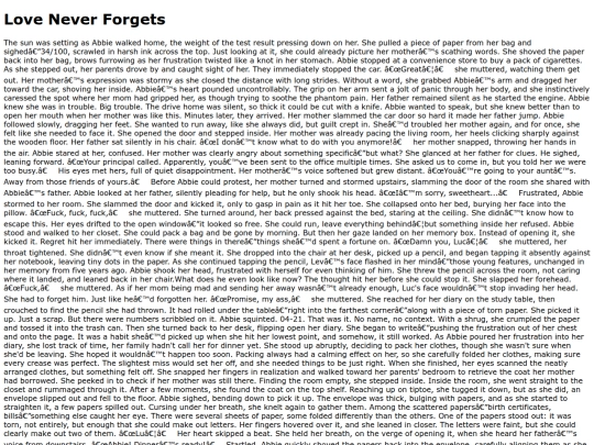 Loveneverforgets screenshot
