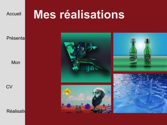 réalisations screenshot