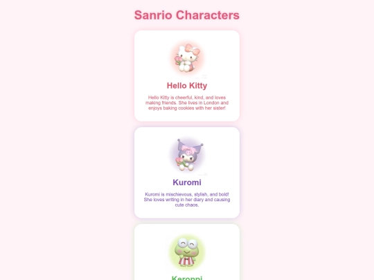 sanrio screenshot
