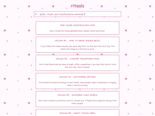 rituals screenshot