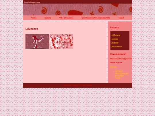 Gallery/Lovecore screenshot