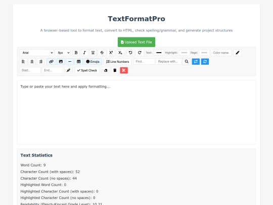 Textformatpro screenshot