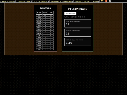 tardquest/boards screenshot