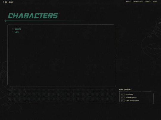 characters screenshot