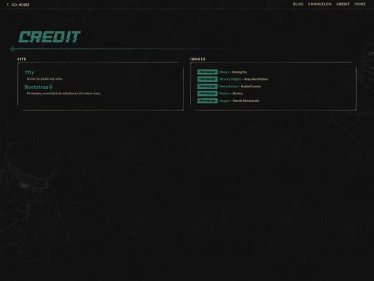 credit screenshot