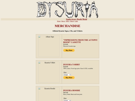 merch screenshot