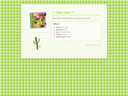 Character Locker/cami screenshot