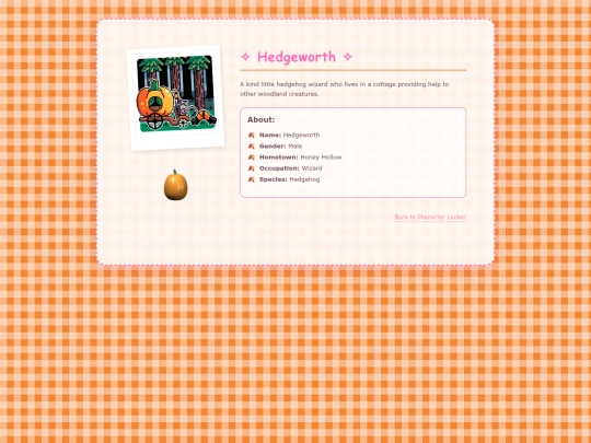 Character Locker/hedgeworth screenshot