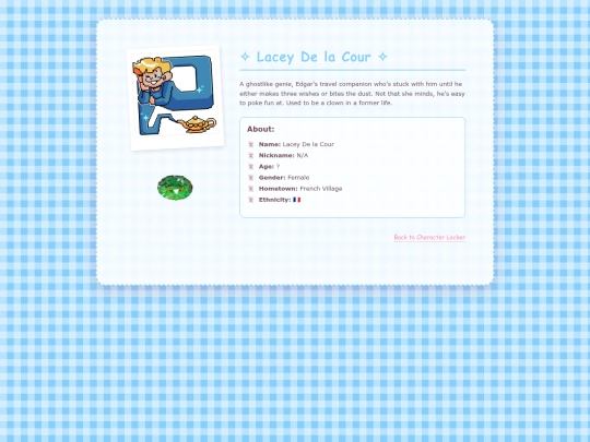 Character Locker/lacey screenshot