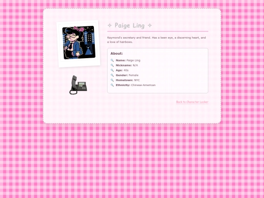 Character Locker/paige screenshot