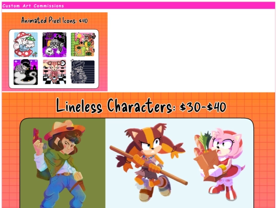 commissions screenshot