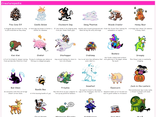 creatures screenshot