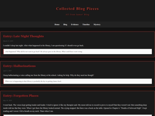 blog screenshot