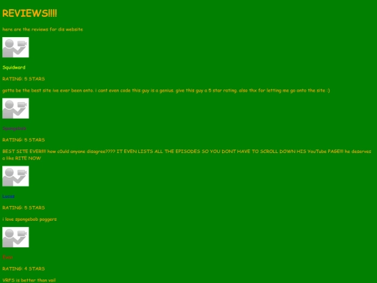 reviews screenshot