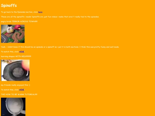 spinoffs screenshot