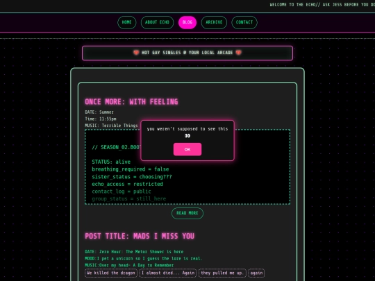 blog screenshot