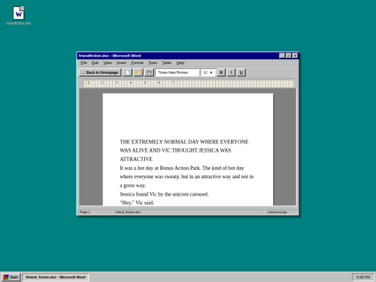 friendfiction screenshot