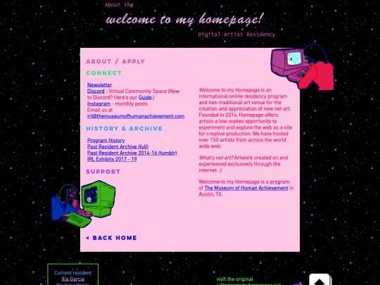 about-residency screenshot