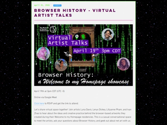 posts/2026-04-01-virtual-artist-talks screenshot