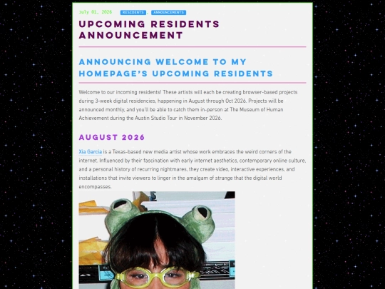 posts/2026-07-01-upcoming-resident-announcement screenshot