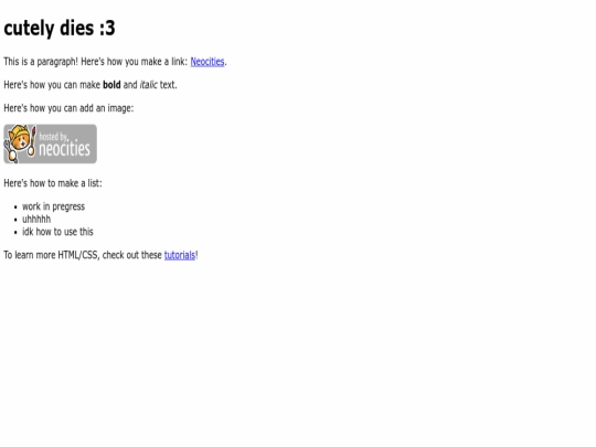 index screenshot