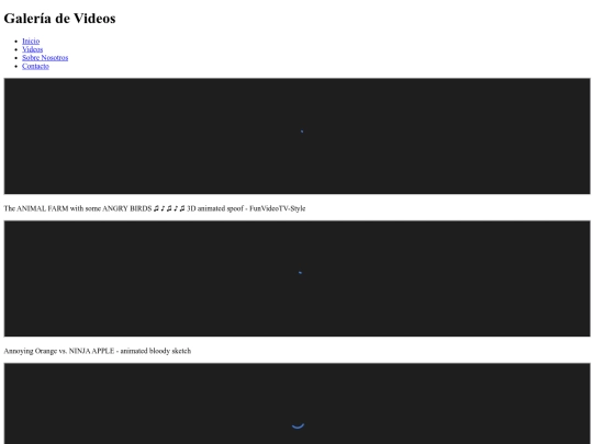 videos screenshot