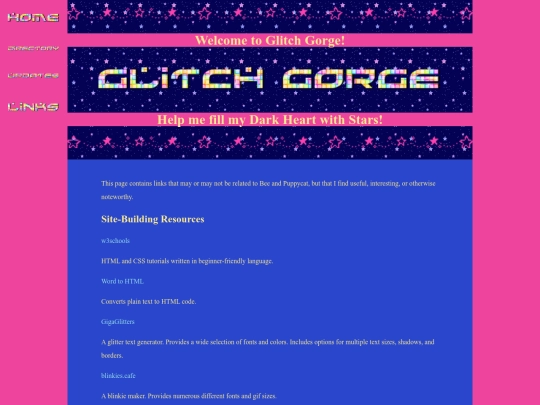 links screenshot