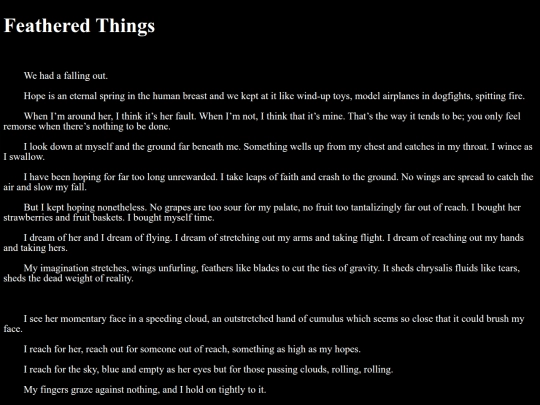 FeatheredThings screenshot